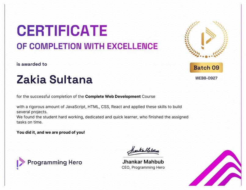 Complete Web Development Course